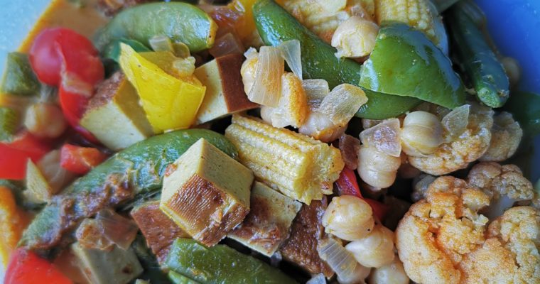 Schnelles (Reste) Curry mit Gemüse